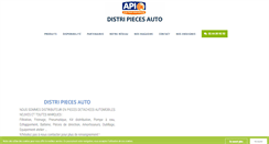 Desktop Screenshot of distripiecesauto.com