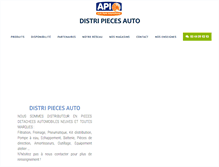 Tablet Screenshot of distripiecesauto.com
